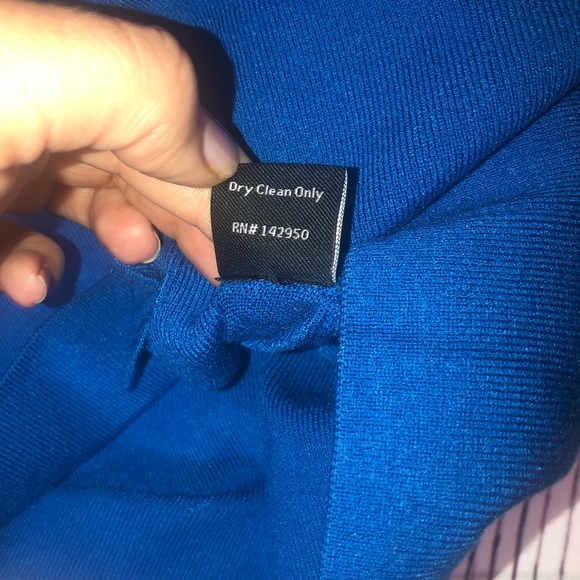 Rondina Designer V Neck Blue Cardigan - Picture 7 of 7